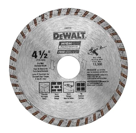 4 1/2" Diamond Blade 0114